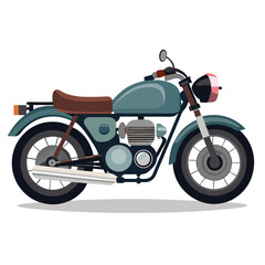 Obraz premium motorcycle isolated on white background