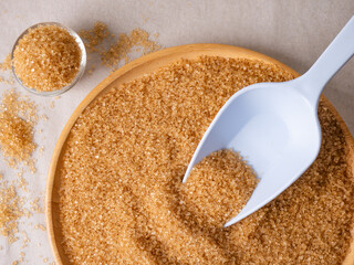 Organic Light Brown Sugar with versatile scoop.