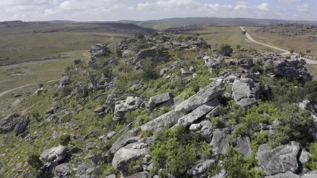 Aerial, Tundavala Gap, Gorge Viewpoint, Angola