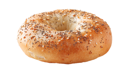 Everything Bagel on Transparent Background