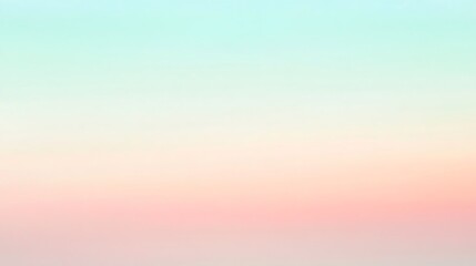 Naklejka premium Soft pastel gradient background with light green, peach and pink colors for design use