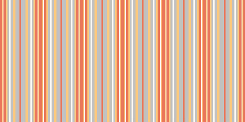 Obraz premium Seamless vertical stripes in muted orange, beige, and grey create a sophisticated and versatile pattern.