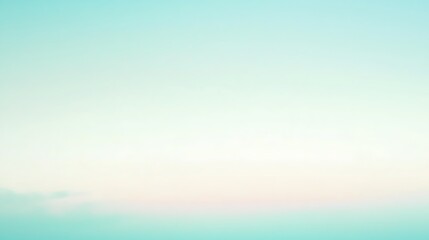 Abstract pastel gradient sky background with soft clouds and space for text