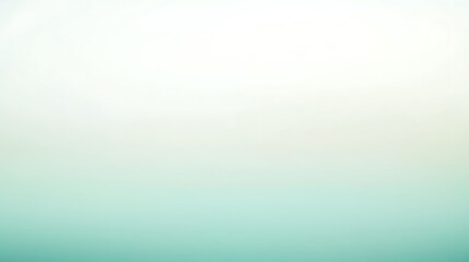 Abstract gradient background with smooth transitions from white to turquoise for design needs