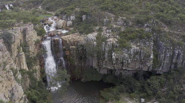 Aerial, Cachoeira Tundavala, Waterfall, Angola