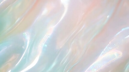 Abstract iridescent texture background. Pearlescent backdrop with flowing pastel colors design