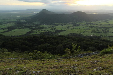 view from the top of the mountain