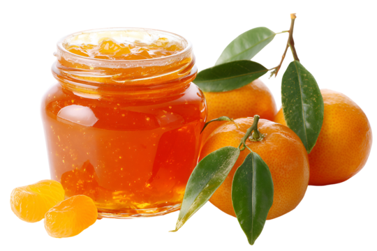 Homemade Mandarin Orange Jam Sweet Treat Fresh Citrus Fruit
