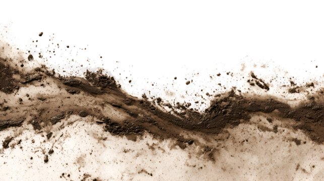 Dark brown mud splash texture background