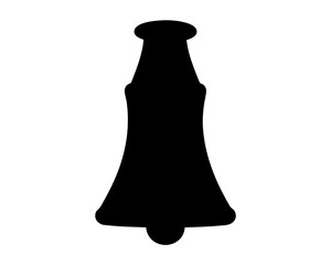 Silhouette of an OldFashioned Glass Bottle with Round Bottom Shape