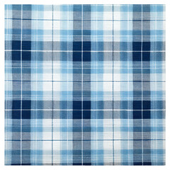 Blue and white plaid fabric texture background