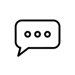 Fototapeta premium chat bubble icon