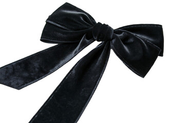 Elegant Black Velvet Bow Hair Accessory Fashionable Hair Bow