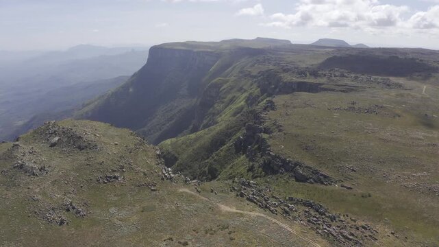 Aerial, Tundavala Gap, Gorge Viewpoint, Angola