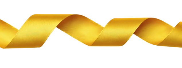 Gold ribbon design