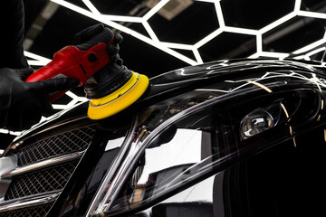 Car Paint Polishing. Car detailing polishing restores surface clarity and maximizes gloss....