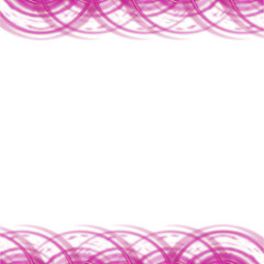 Glowing pink neon abstract light border design for decoration 