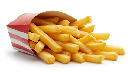 Porção de Batata Frita Crocante – Criado por Inteligência Artificial / Crispy French Fries Serving – AI Generated