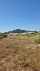 Obraz premium landscape in zahara de los atunes, cadiz, spain