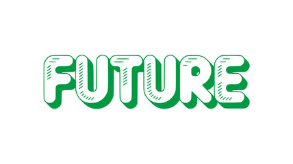 Green Future Text.