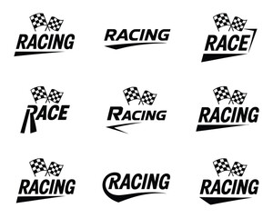 Fototapeta premium professional racing branding logos