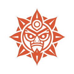 Polynesian Tribal Culture Mandala Illustration