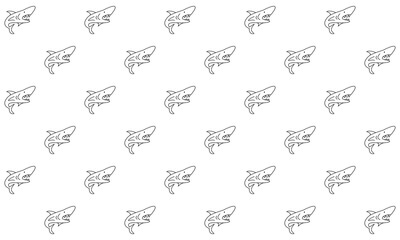 Shark Pattern, Beautiful Regular Pattern