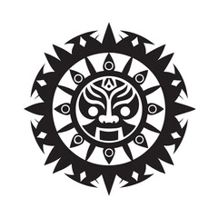 Filipino Mythological Mask Mandala Art