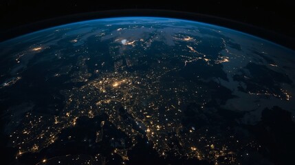 planet earth in space