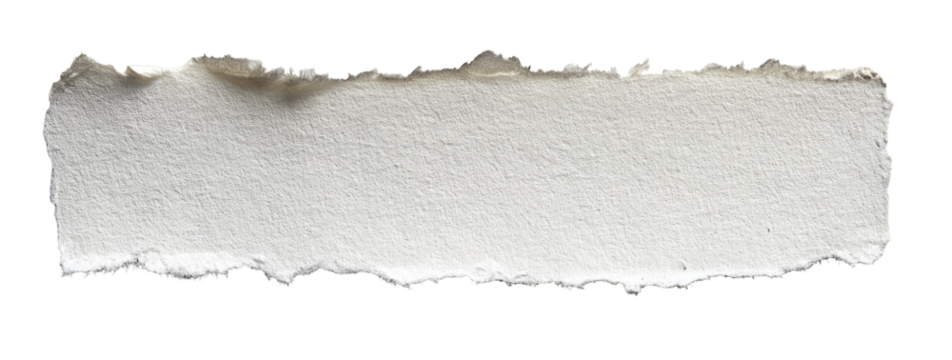 Ripped white paper strip (3)