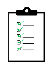 clipboard with check mark