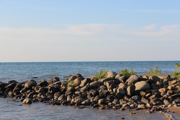 rocks in the sea