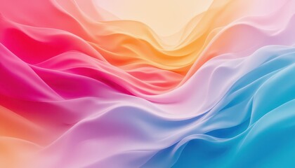 Obraz premium Colorful abstract background with dynamic wavy pattern for modern designs vibrant
