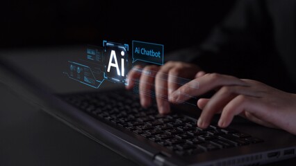 AI Virtual Assistant Artificial Intelligence Chatbot Controlled by Prompt Engineering for...