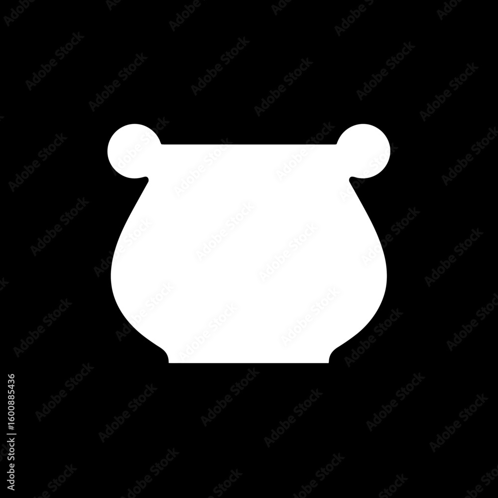 Poster minimalist vessel stands centered against dark background artfully displaying shape