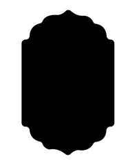 Frame clip art design on plain white transparent isolated background for card, shirt, hoodie, sweatshirt, apparel, tag, mug, icon, poster or badge