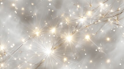 Abstract Festive Background With Sparkle Effects