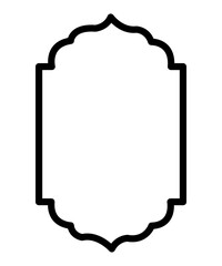 Frame clip art design on plain white transparent isolated background for card, shirt, hoodie, sweatshirt, apparel, tag, mug, icon, poster or badge