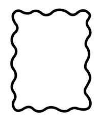 Frame clip art design on plain white transparent isolated background for card, shirt, hoodie, sweatshirt, apparel, tag, mug, icon, poster or badge