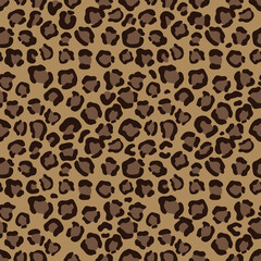 leopard print seamless pattern