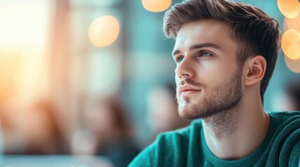 Learning Student taking notes while listening attentively to a lecture.