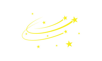 Falling star icon from collection for mobile concept and web apps icon. star fall icon vector. EPS 10 . Vector Illustration .