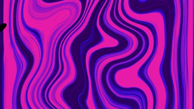 Looping animated background featuring vivid pink and purple liquid-style swirls, perfect for retro, creative, or artistic visuals.