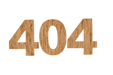 a wooden number 40 with a white background