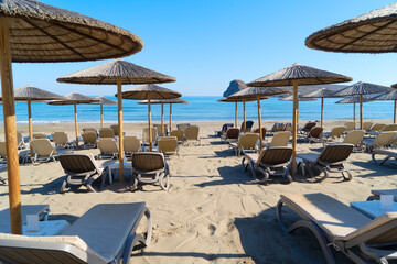 Agia Marina beach, Crete, Greece
