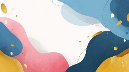 Creative hard paint cover design backgrounds vector. Minimal trendy style organic shapes pattern with copy space for text design for invitation, Party card,Social Highlight Covers and stories page , 