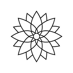 mandala vector art illustration