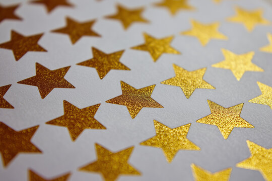 
"Gold star sticker chart for classroom rewards 