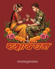 Happy Raksha Bandhan Festival Vector with Traditional Rakhi and Decorative Elements