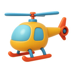 PNG Colorful cartoon helicopter illustration.